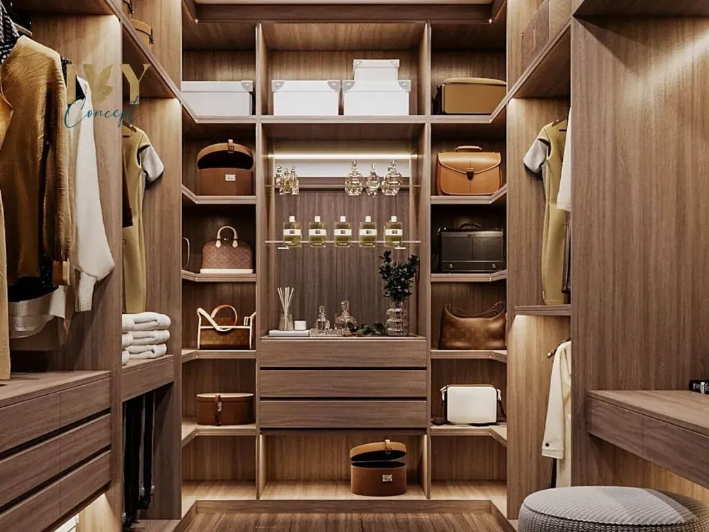 Phòng thay đồ - Nhà phố Bến Lức Long An - Phong cách Modern | Space T