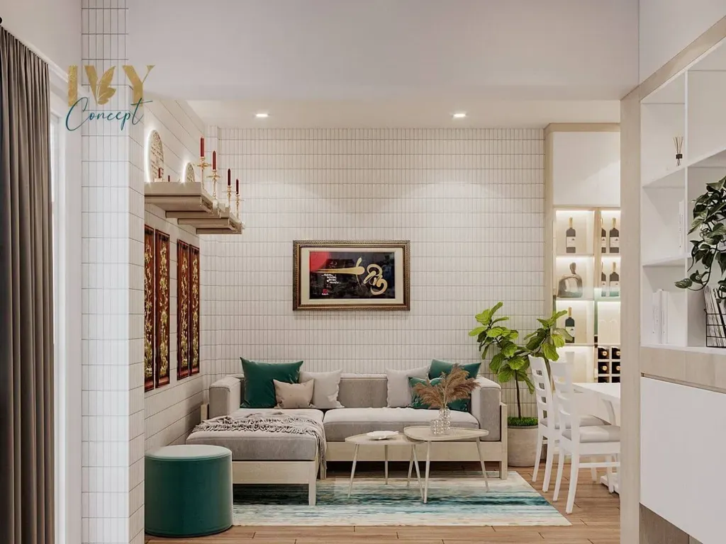Phòng khách - Nhà phố Quận Phú Nhuận - Phong cách Modern | Space T