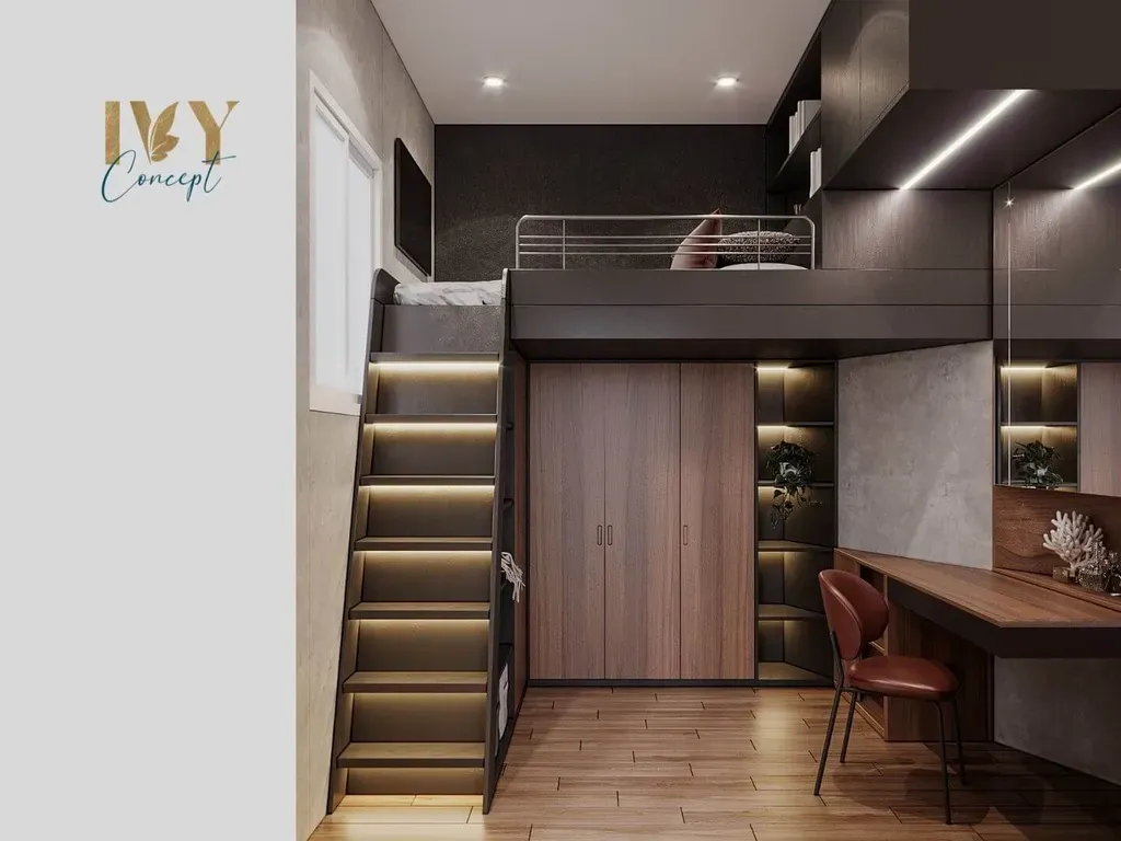 Phòng ngủ - Nhà phố Quận Phú Nhuận - Phong cách Modern | Space T