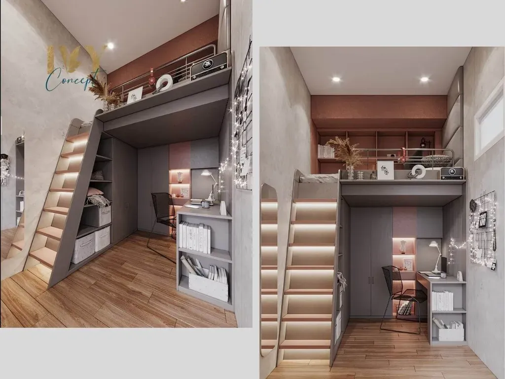 Phòng ngủ - Nhà phố Quận Phú Nhuận - Phong cách Modern | Space T