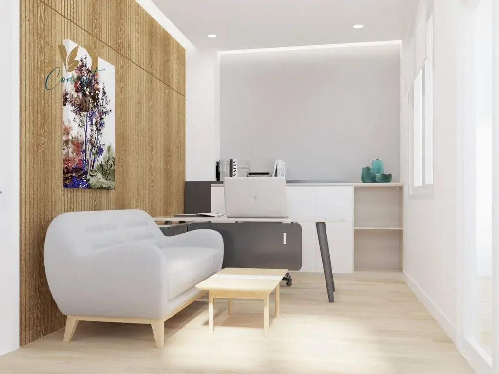 Phòng làm việc - Nhà phố 3PN Dĩ An Bình Dương - Phong cách Modern | Space T