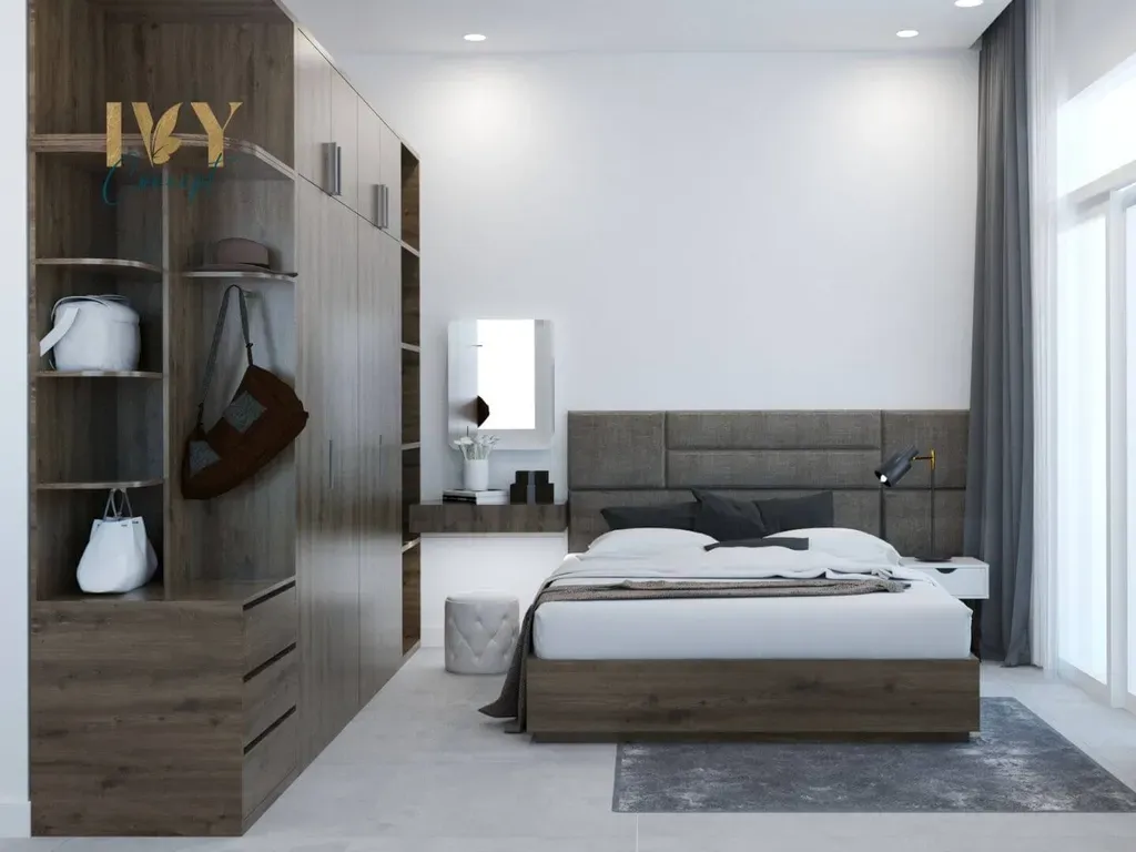 Phòng ngủ - Nhà phố 3PN Dĩ An Bình Dương - Phong cách Modern | Space T