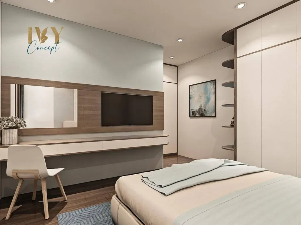 Phòng ngủ - Nhà phố Lê Quang Định Quận Phú Nhuận - Phong cách Modern | Space T