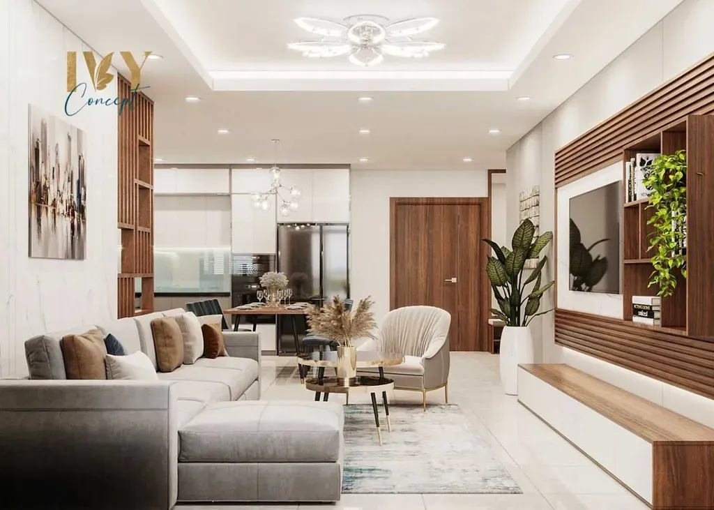 Căn hộ Petro Landmark Quận 2 150m2 - Phong cách Modern | Space T