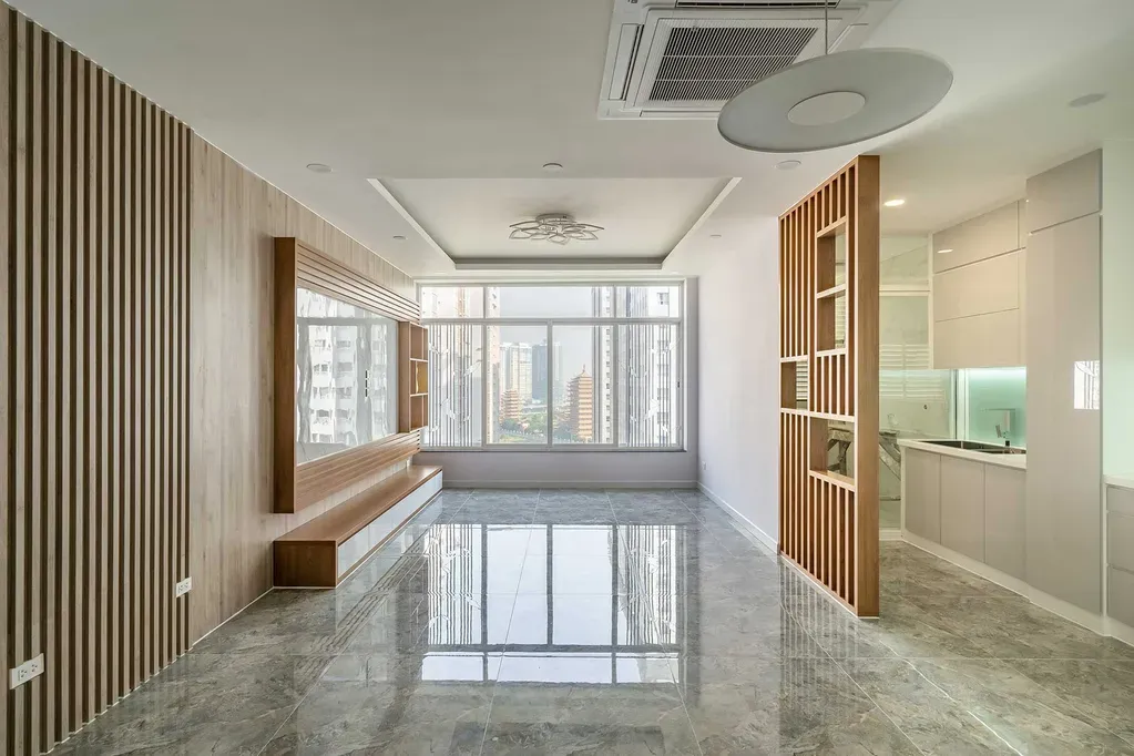 Phòng khách - Căn hộ Petro Landmark Quận 2 150m2 (Mr Quang) - Phong cách Modern | Space T