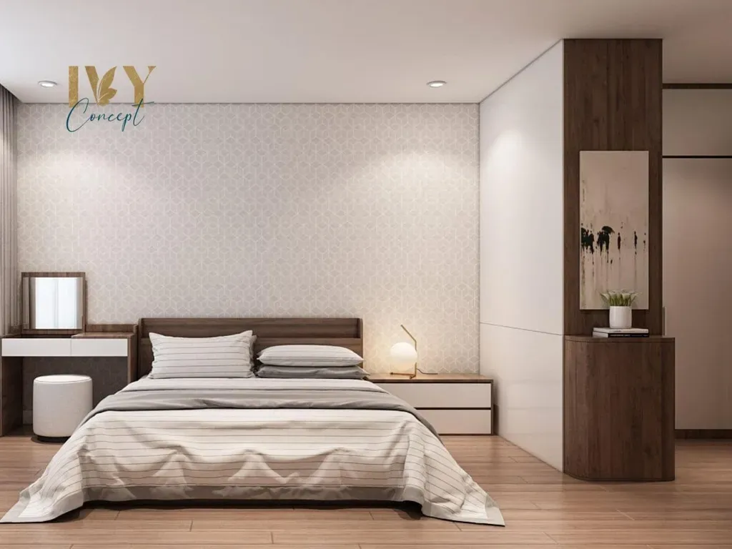 Phòng ngủ - Căn hộ Petro Landmark Quận 2 (Mr Thuận) - Phong cách Modern | Space T