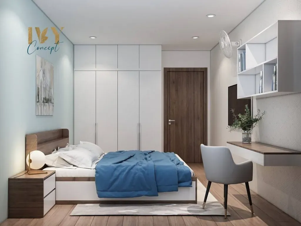 Phòng ngủ - Căn hộ Petro Landmark Quận 2 (Mr Thuận) - Phong cách Modern | Space T