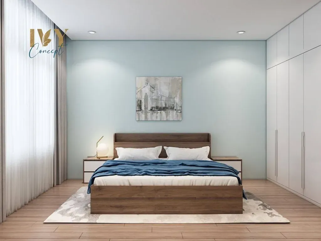 Phòng ngủ - Căn hộ Petro Landmark Quận 2 (Mr Thuận) - Phong cách Modern | Space T