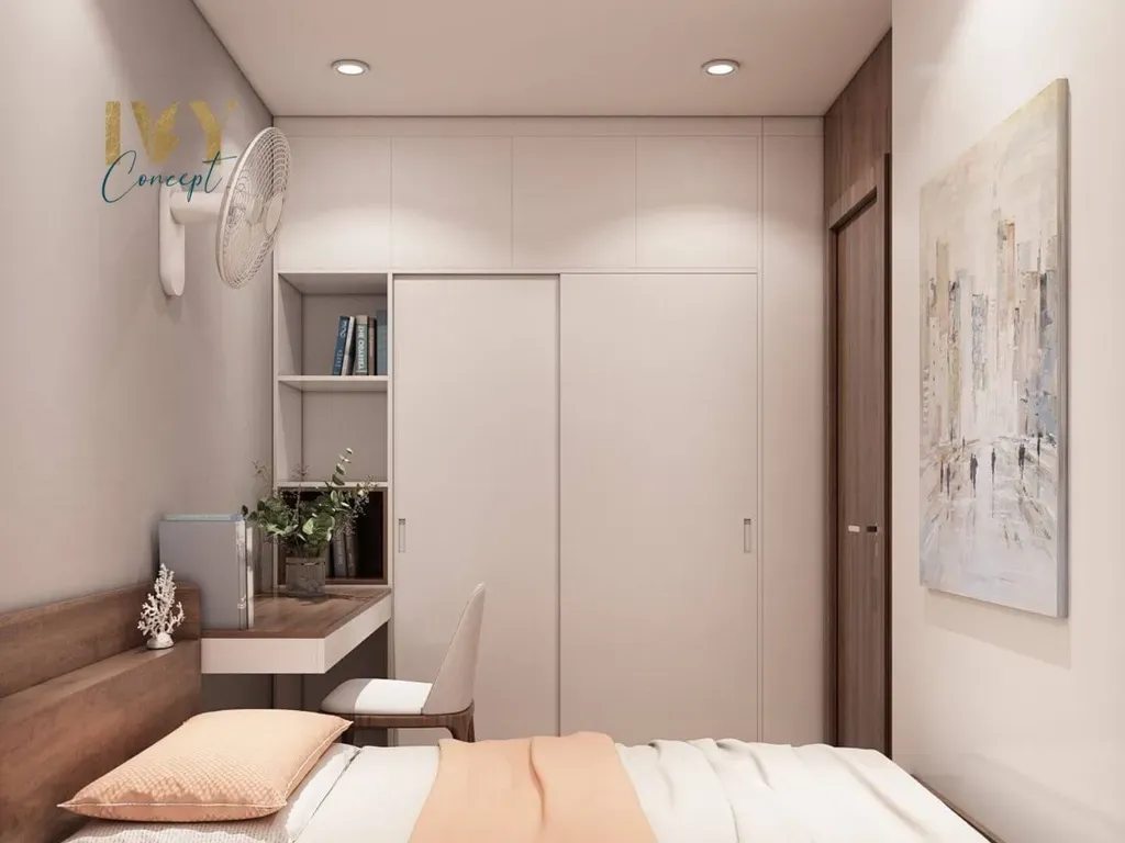 Phòng ngủ - Căn hộ Petro Landmark Quận 2 (Mr Thuận) - Phong cách Modern | Space T
