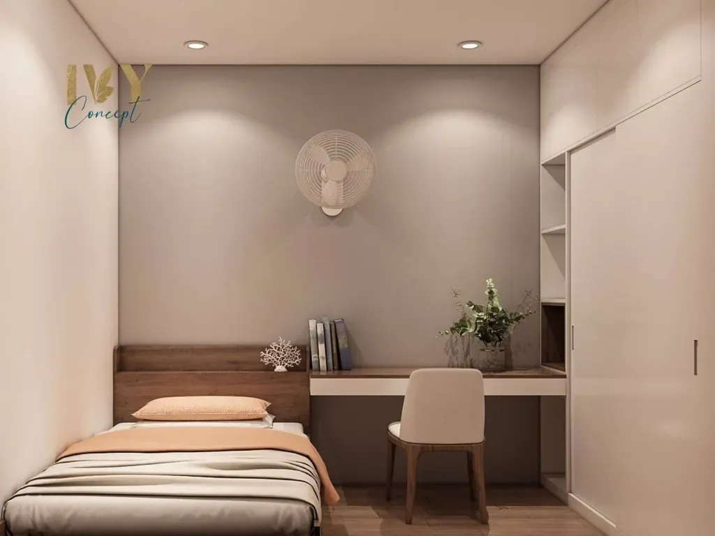 Phòng ngủ - Căn hộ Petro Landmark Quận 2 (Mr Thuận) - Phong cách Modern | Space T
