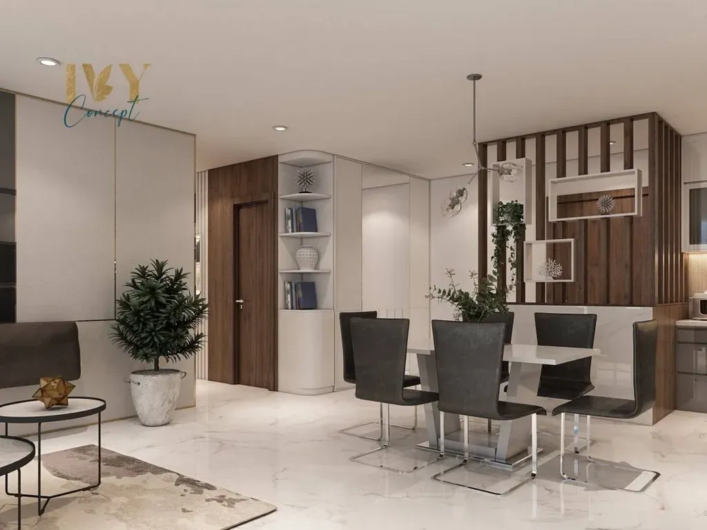 Phòng ăn - Căn hộ Petro Landmark Quận 2 (Mr Thuận) - Phong cách Modern | Space T