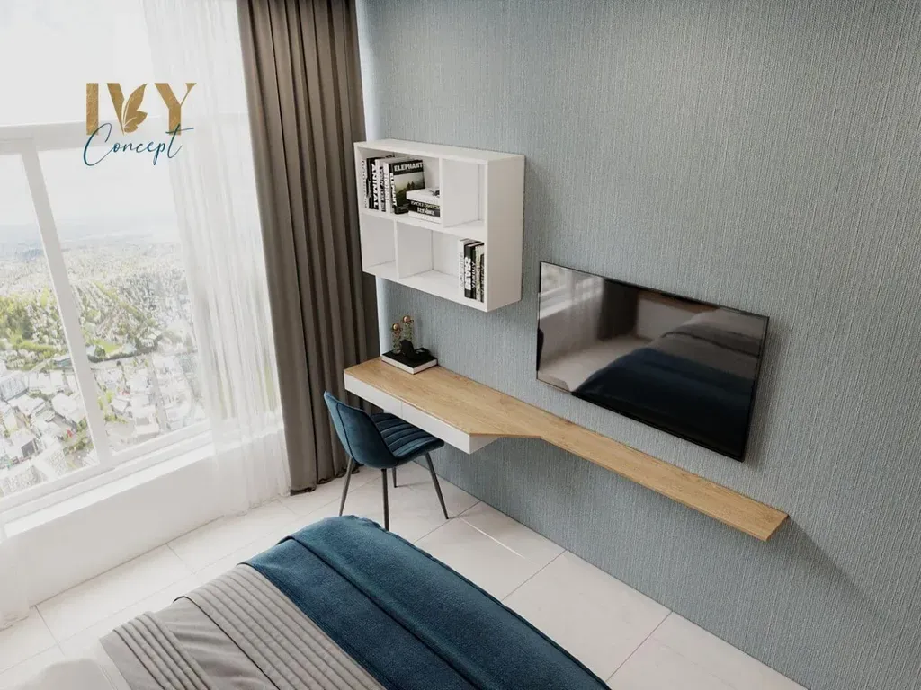 Phòng ngủ - Căn hộ Petro Landmark Quận 2 - Phong cách Modern | Space T