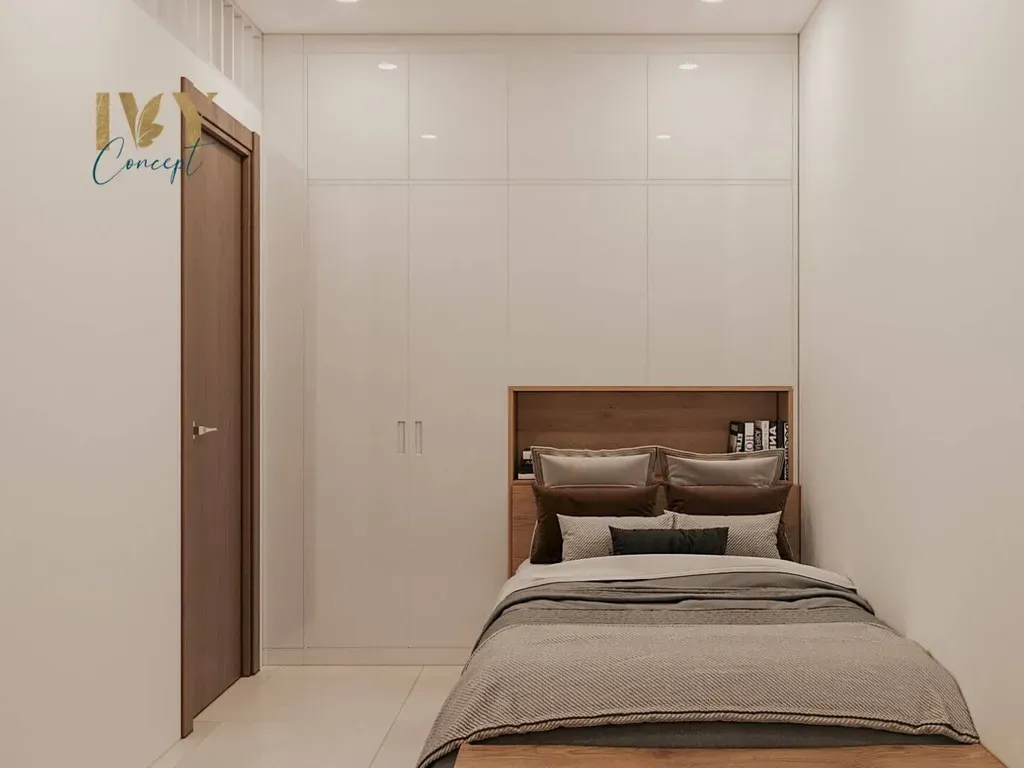Phòng ngủ - Căn hộ Petro Landmark Quận 2 - Phong cách Modern | Space T