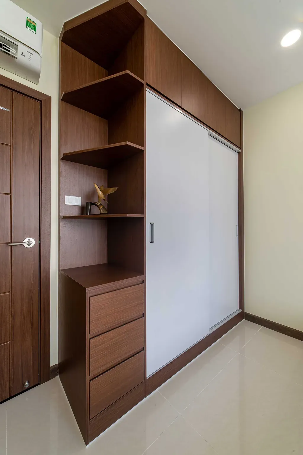 Phòng ngủ - Căn hộ Petro Landmark Quận 2 (Mr Đại) - Phong cách Modern | Space T