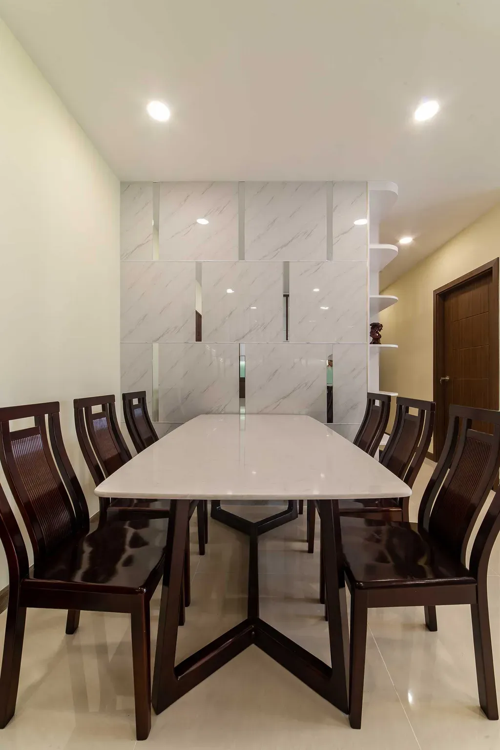 Phòng ăn - Căn hộ Petro Landmark Quận 2 (Mr Đại) - Phong cách Modern | Space T