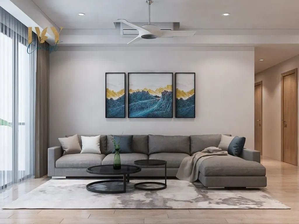 Phòng khách - Căn hộ Emerald (Celadon City Tân Phú) - Phong cách Modern | Space T