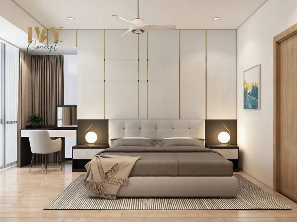 Phòng ngủ - Căn hộ Emerald (Celadon City Tân Phú) - Phong cách Modern | Space T