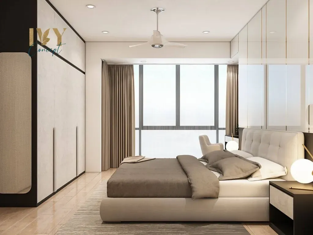 Phòng ngủ - Căn hộ Emerald (Celadon City Tân Phú) - Phong cách Modern | Space T
