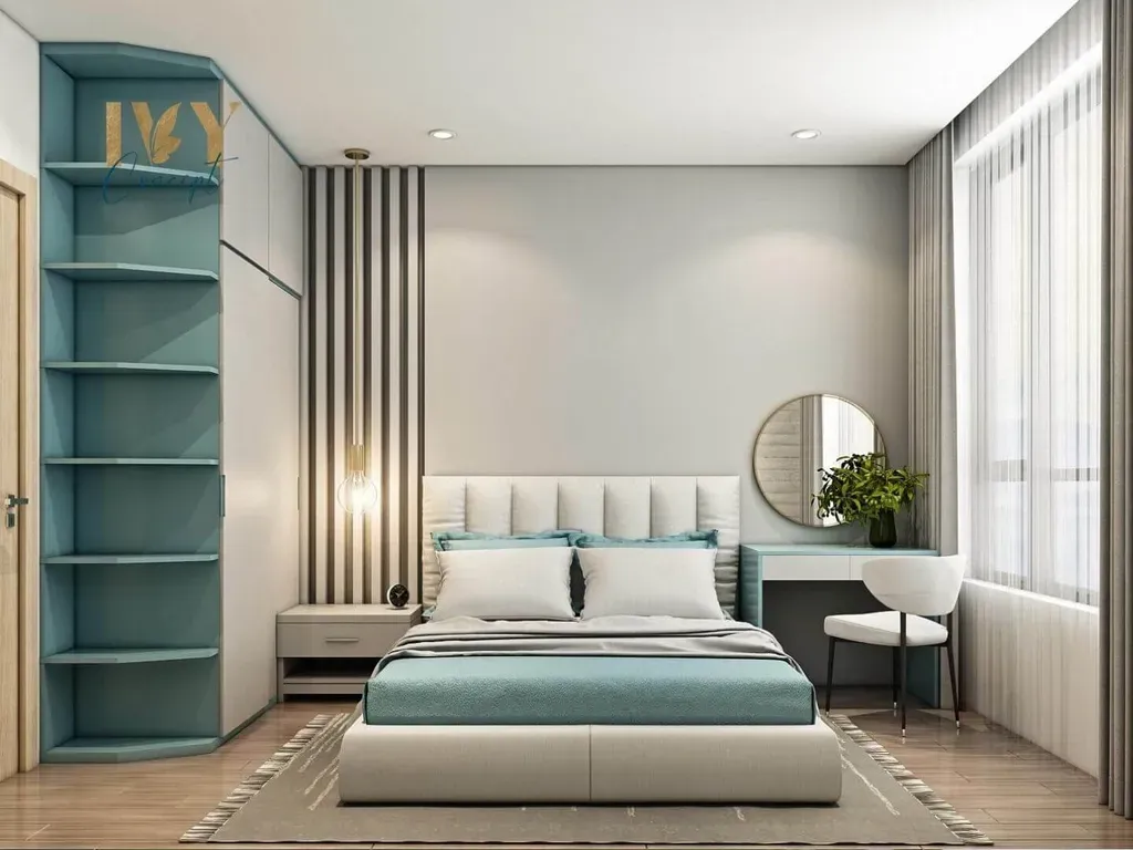 Phòng ngủ - Căn hộ Safira Khang Điền Quận 9 (Mr Tuấn) - Phong cách Modern | Space T