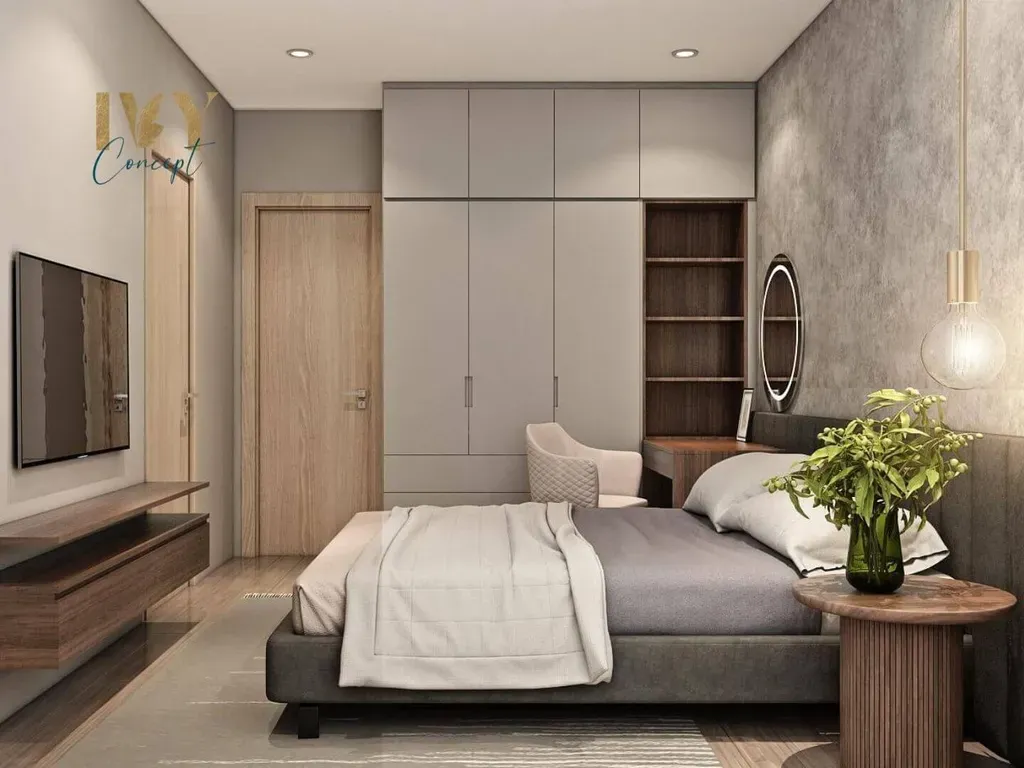 Phòng ngủ - Căn hộ Safira Khang Điền Quận 9 (Mr Tuấn) - Phong cách Modern | Space T