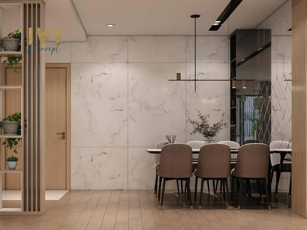 Phòng ăn - Căn hộ Emerald Celadon City Tân Phú 84m2 - Phong cách Modern | Space T