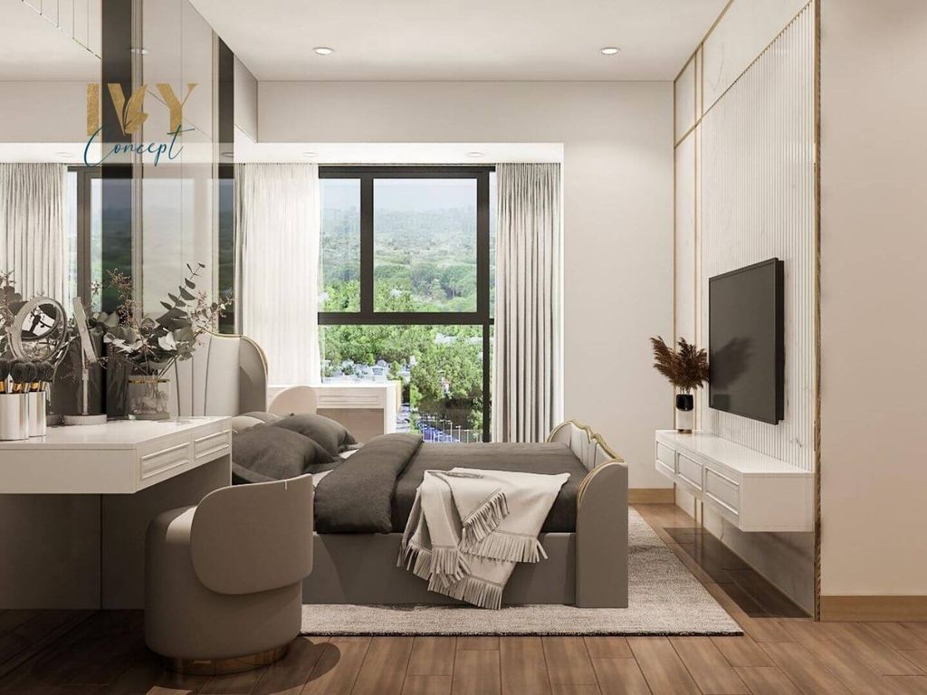 Phòng ngủ - Căn hộ Emerald Celadon City Tân Phú 84m2 - Phong cách Modern  | Space T