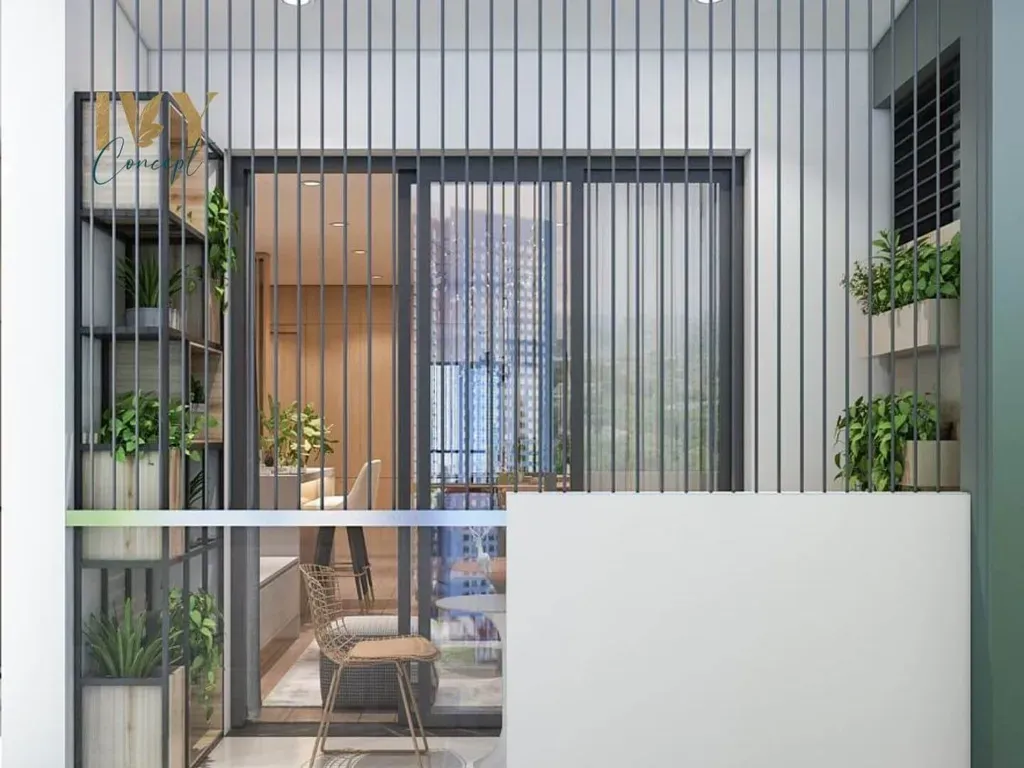 Lô gia - Căn hộ Emerald Celadon City Tân Phú 84m2 - Phong cách Modern | Space T
