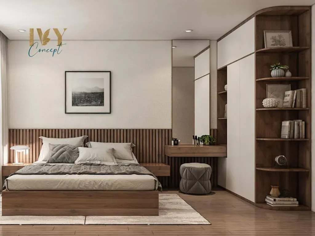 Phòng ngủ - Căn hộ Petro Landmark Quận 2 Block B - Phong cách Modern | Space T