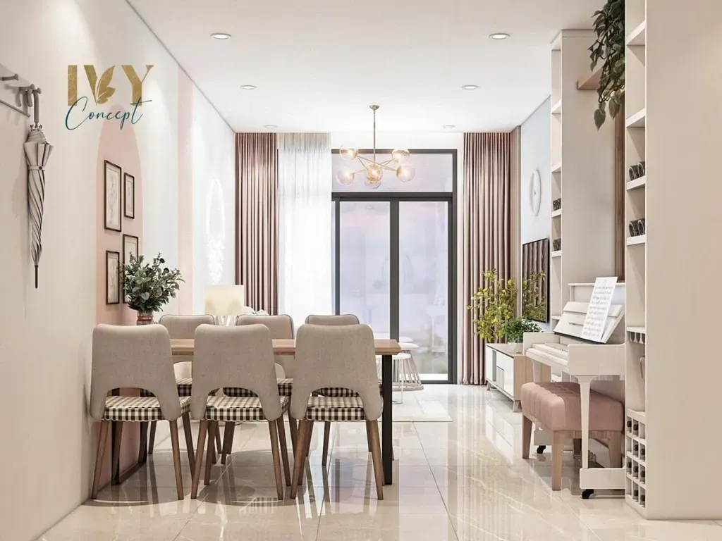 Phòng ăn - Căn hộ Emerald Celadon City Tân Phú (Ms Hà) - Phong cách Modern | Space T
