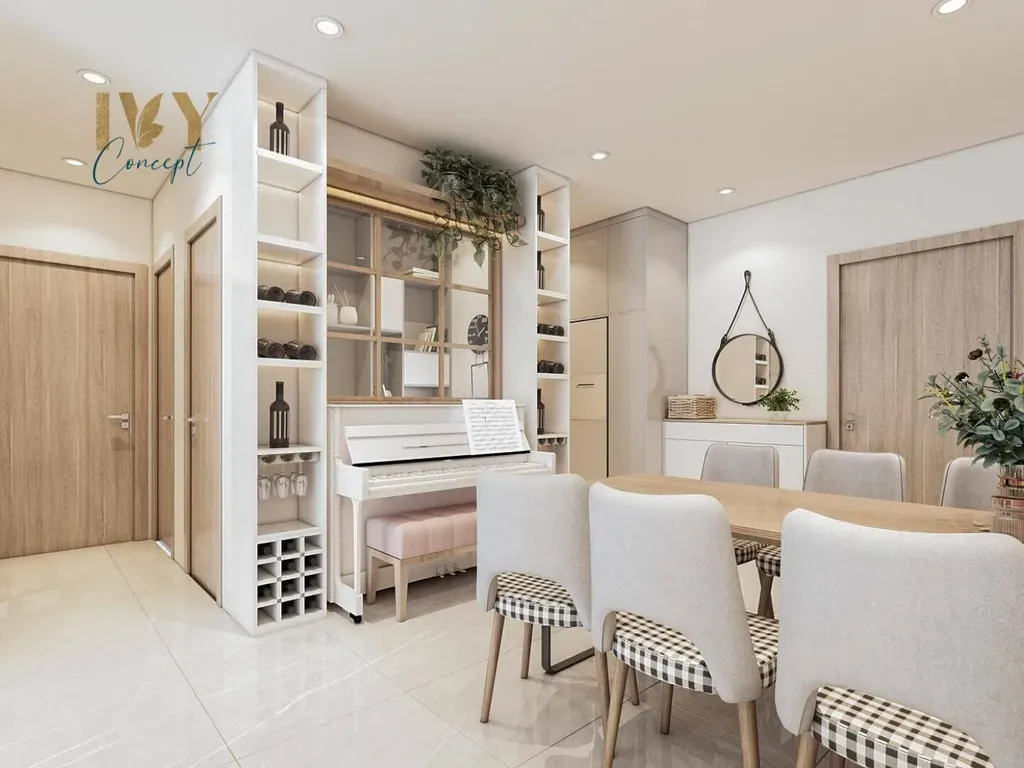 Phòng ăn - Căn hộ Emerald Celadon City Tân Phú (Ms Hà) - Phong cách Modern | Space T