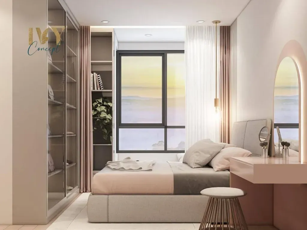 Phòng ngủ - Căn hộ Emerald Celadon City Tân Phú (Ms Hà) - Phong cách Modern | Space T