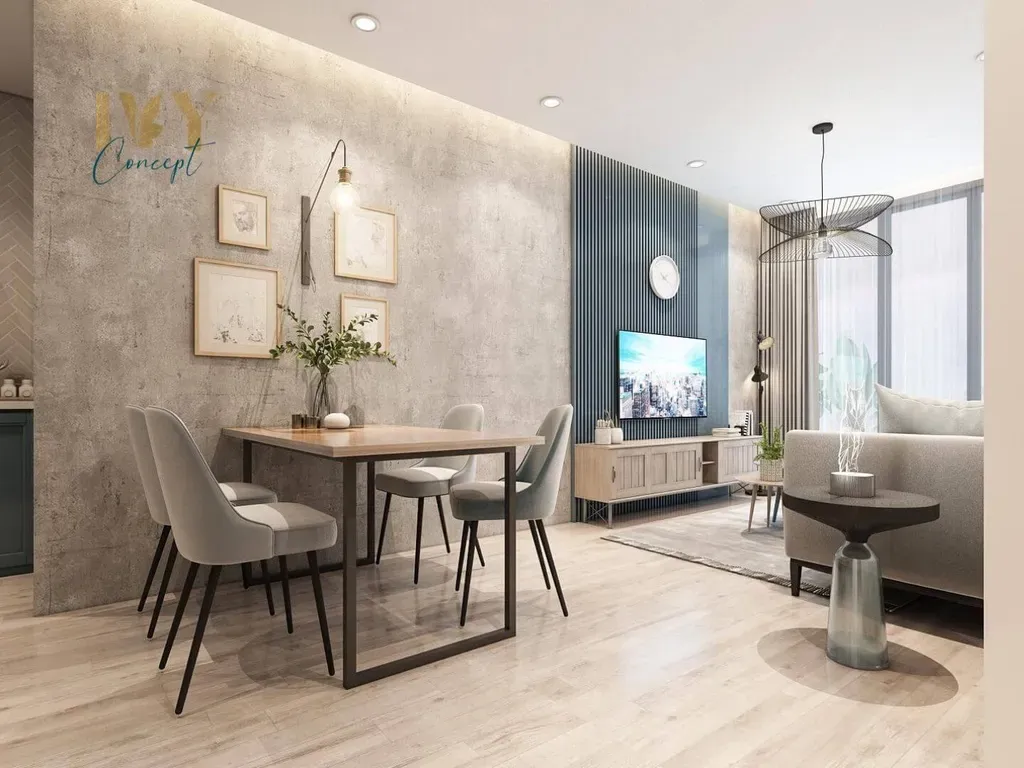 Phòng khách, Phòng ăn - Căn hộ Emerald Celadon City Tân Phú (Mr Gang) - Phong cách Modern | Space T
