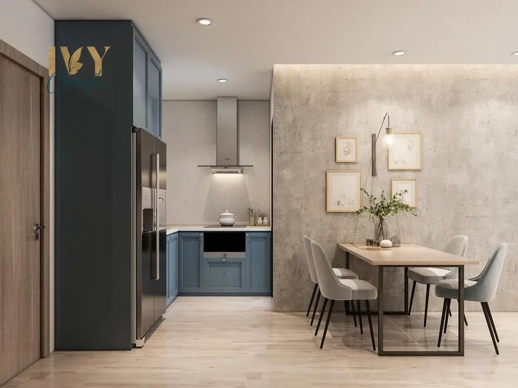 Phòng bếp, Phòng ăn - Căn hộ Emerald Celadon City Tân Phú (Mr Gang) - Phong cách Modern | Space T