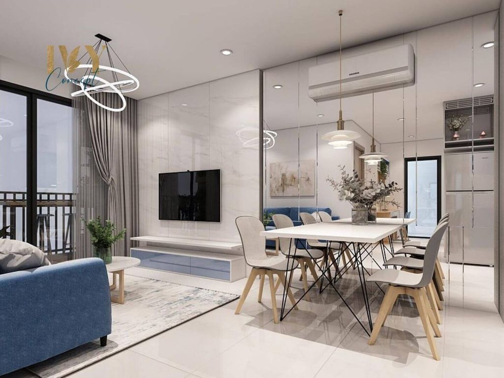 Phòng ăn - Căn hộ Vinhomes Grand Park Quận 9 (Ms Nụ) - Phong cách Modern  | Space T