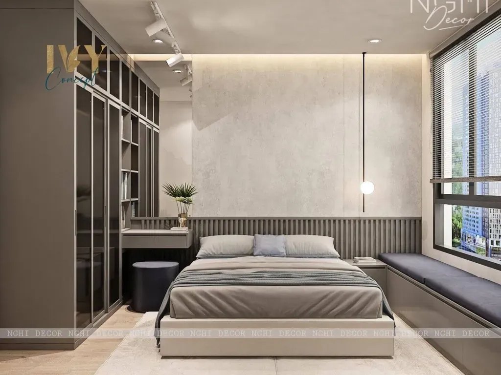 Phòng ngủ - Căn hộ Emerald Celadon City Tân Phú (Mr Tân) - Phong cách Modern | Space T