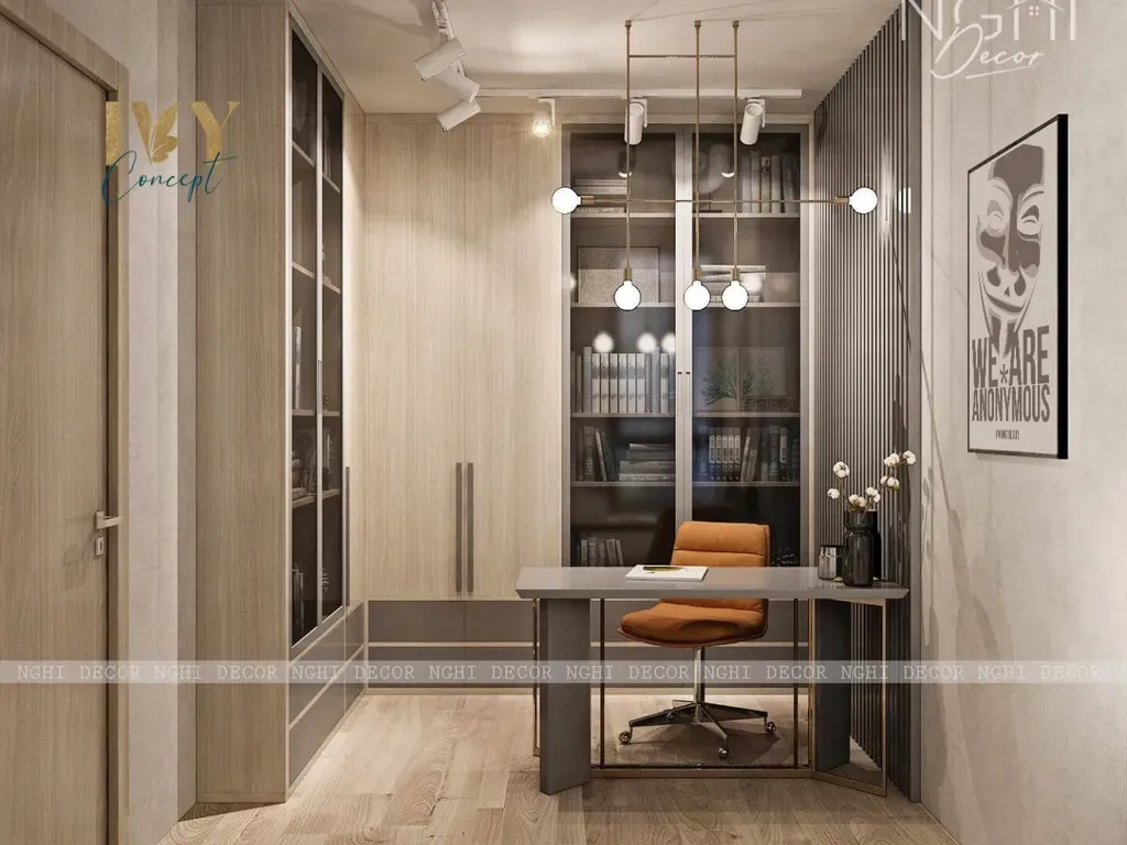 Phòng làm việc - Căn hộ Emerald Celadon City Tân Phú (Mr Tân) - Phong cách Modern | Space T