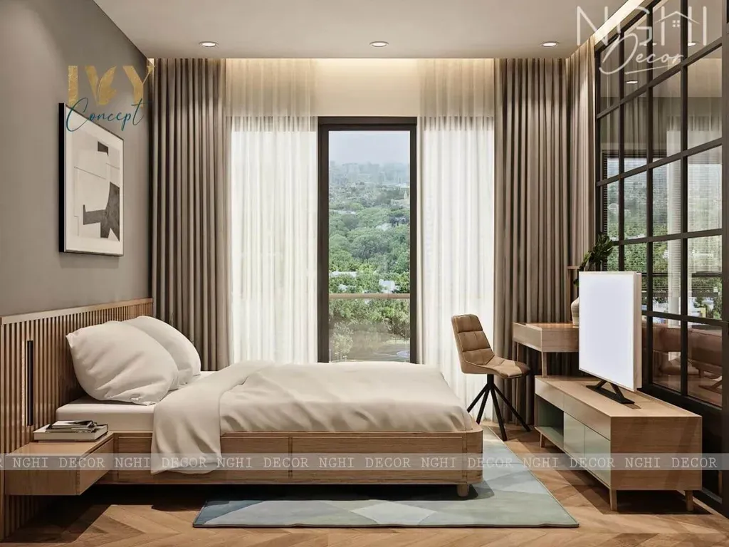 Phòng ngủ - Căn hộ Emerald Celadon City Tân Phú (Mr Long) - Phong cách Modern | Space T