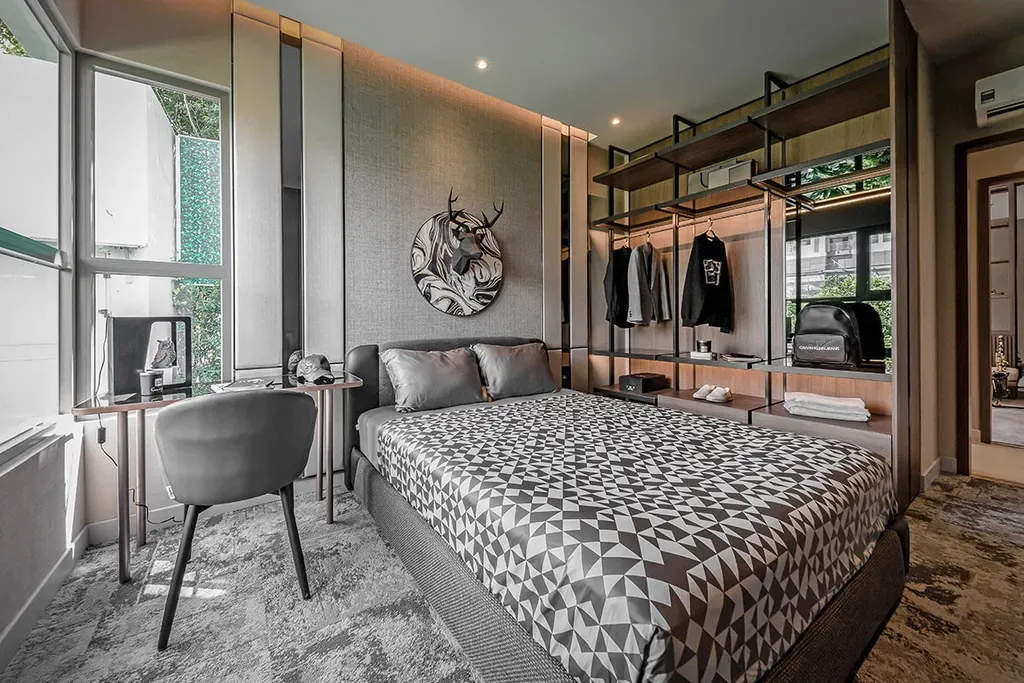 Phòng ngủ - Căn hộ An Gia Westgate Bình Chánh 89m2 - Phong cách Modern | Space T