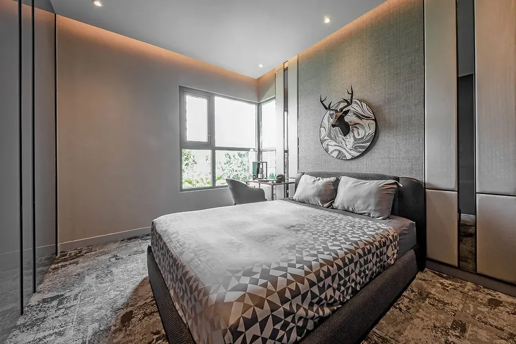 Phòng ngủ - Căn hộ An Gia Westgate Bình Chánh 89m2 - Phong cách Modern | Space T