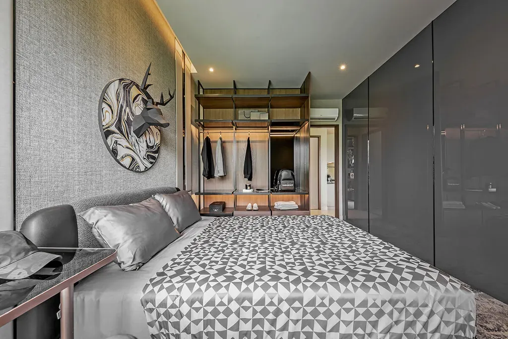 Phòng ngủ - Căn hộ An Gia Westgate Bình Chánh 89m2 - Phong cách Modern | Space T