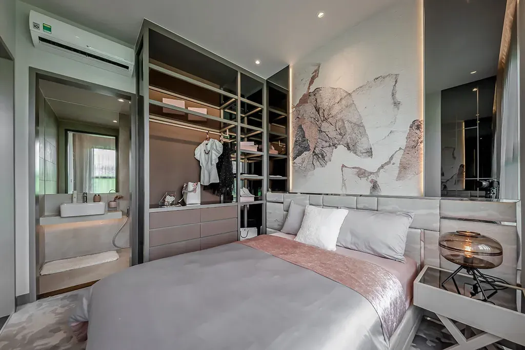 Phòng ngủ - Căn hộ An Gia Westgate Bình Chánh 63m2 - Phong cách Modern | Space T