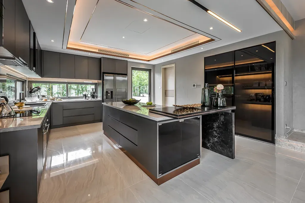 Phòng bếp - The Standard Showflat Villa 2 Bình Dương - Phong cách Modern | Space T
