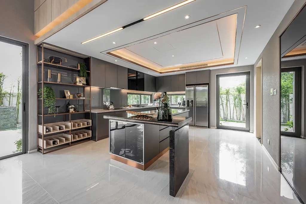 Phòng bếp - The Standard Showflat Villa 2 Bình Dương - Phong cách Modern | Space T