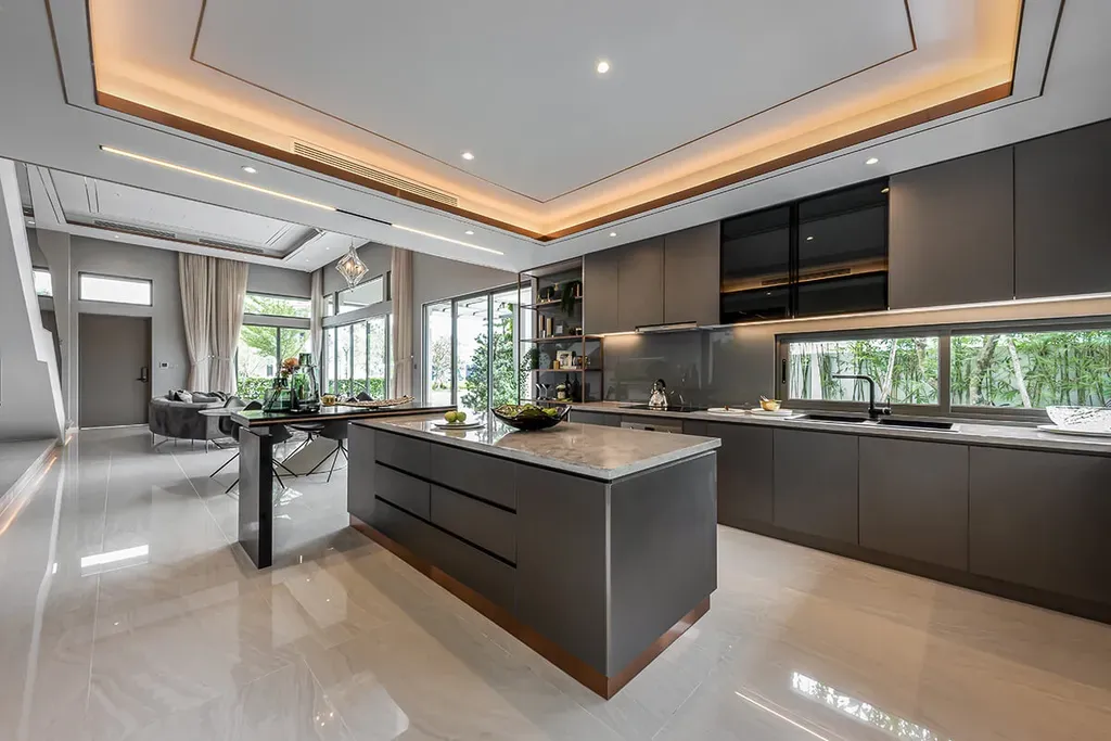 Phòng bếp - The Standard Showflat Villa 2 Bình Dương - Phong cách Modern | Space T