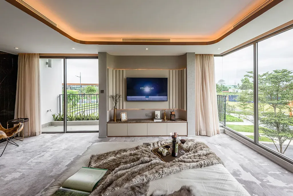 Phòng ngủ - The Standard Showflat Villa 2 Bình Dương - Phong cách Modern | Space T