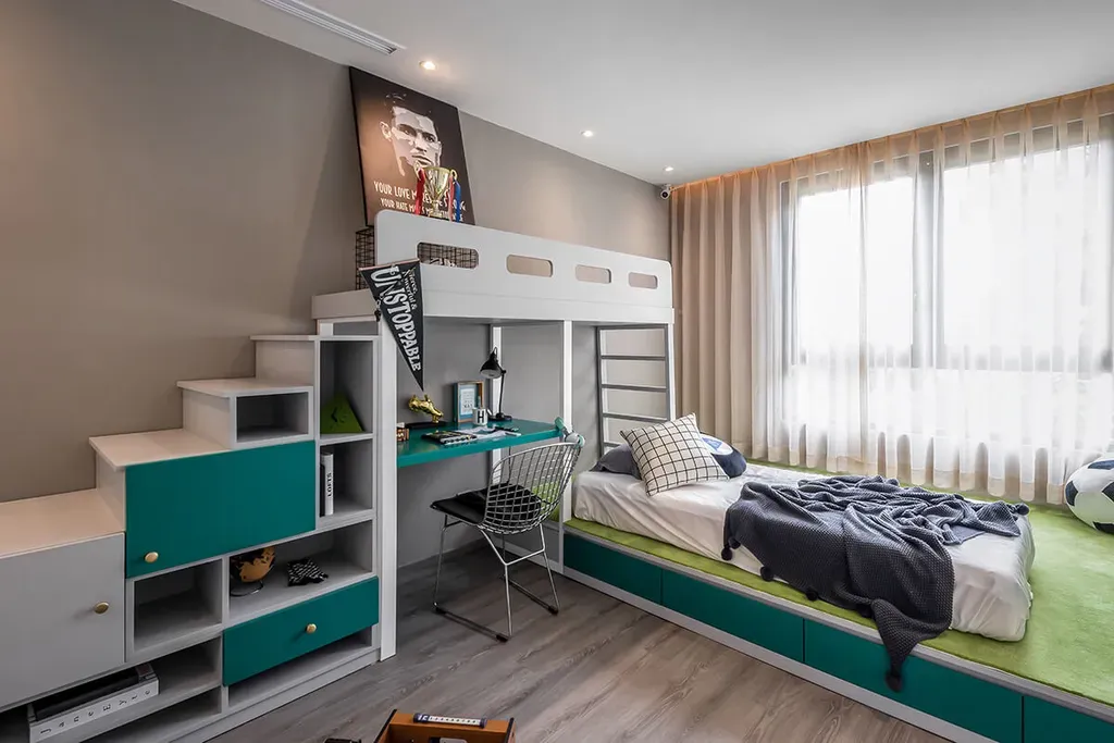 Phòng cho bé - The Standard Showflat Villa 1 Bình Dương - Phong cách Modern | Space T