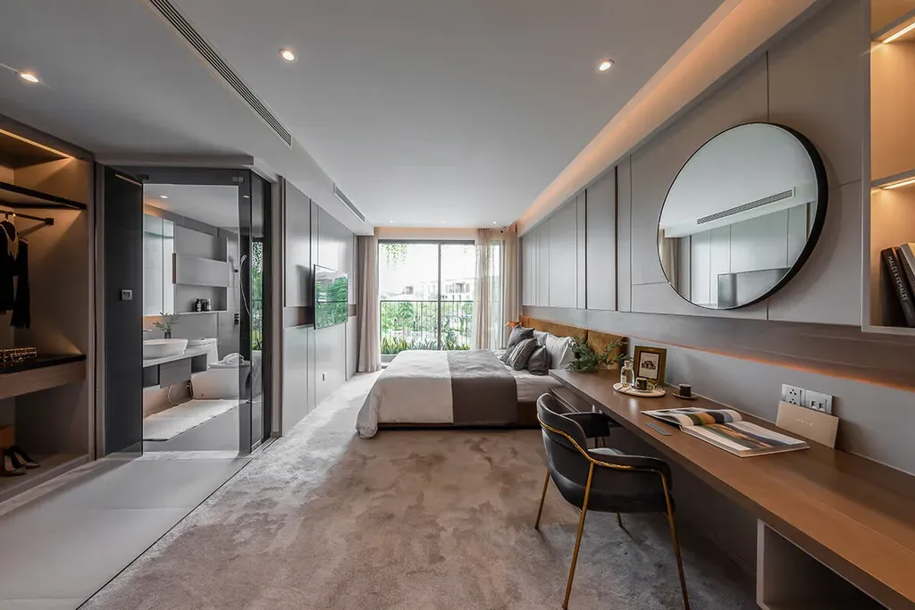 Phòng ngủ - The Standard Showflat Villa 1 Bình Dương - Phong cách Modern | Space T