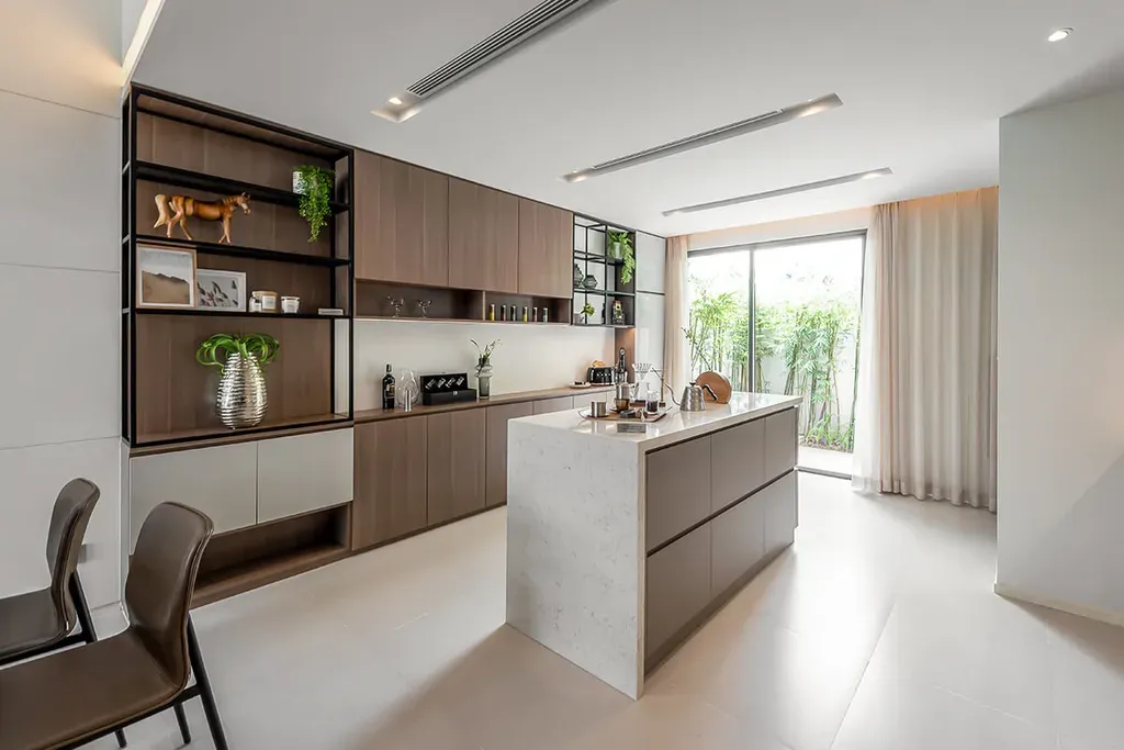 Phòng bếp - The Standard Showflat Villa 1 Bình Dương - Phong cách Modern | Space T
