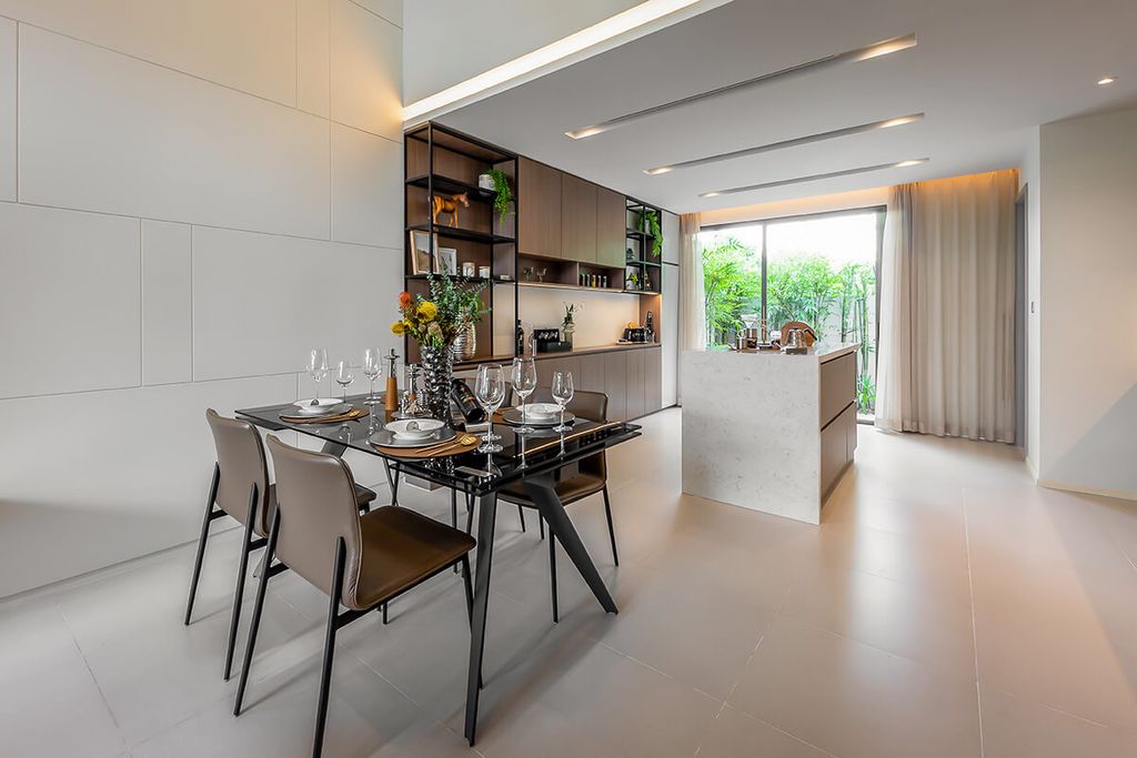 Phòng ăn - The Standard Showflat Villa 1 Bình Dương - Phong cách Modern  | Space T