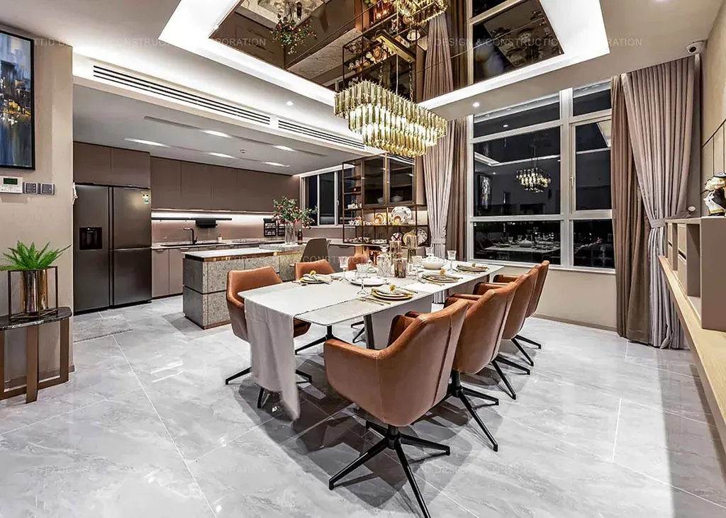 Căn hộ Penthouse Vista Verde Quận 2 - Phong cách Modern | Space T